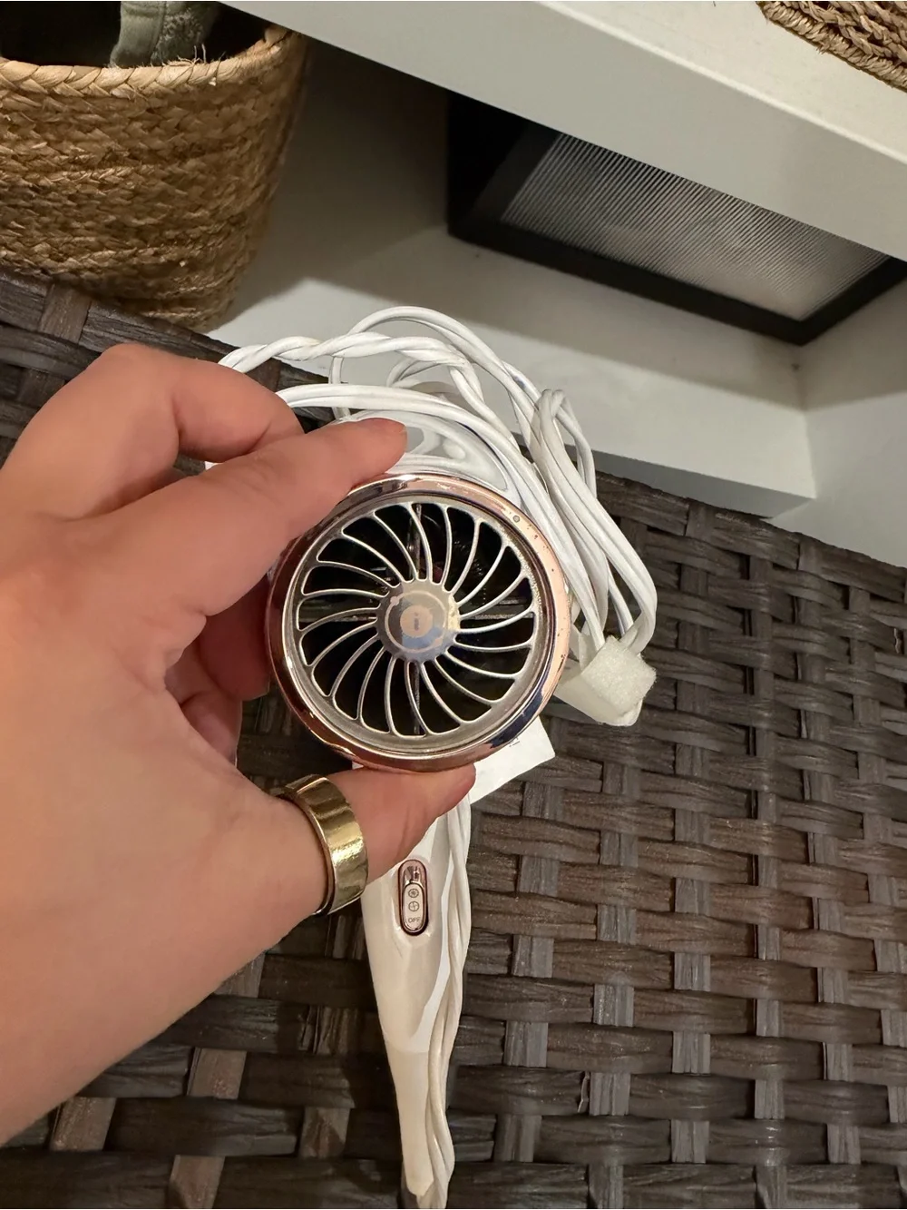 T3 Micro White Hair Dryer